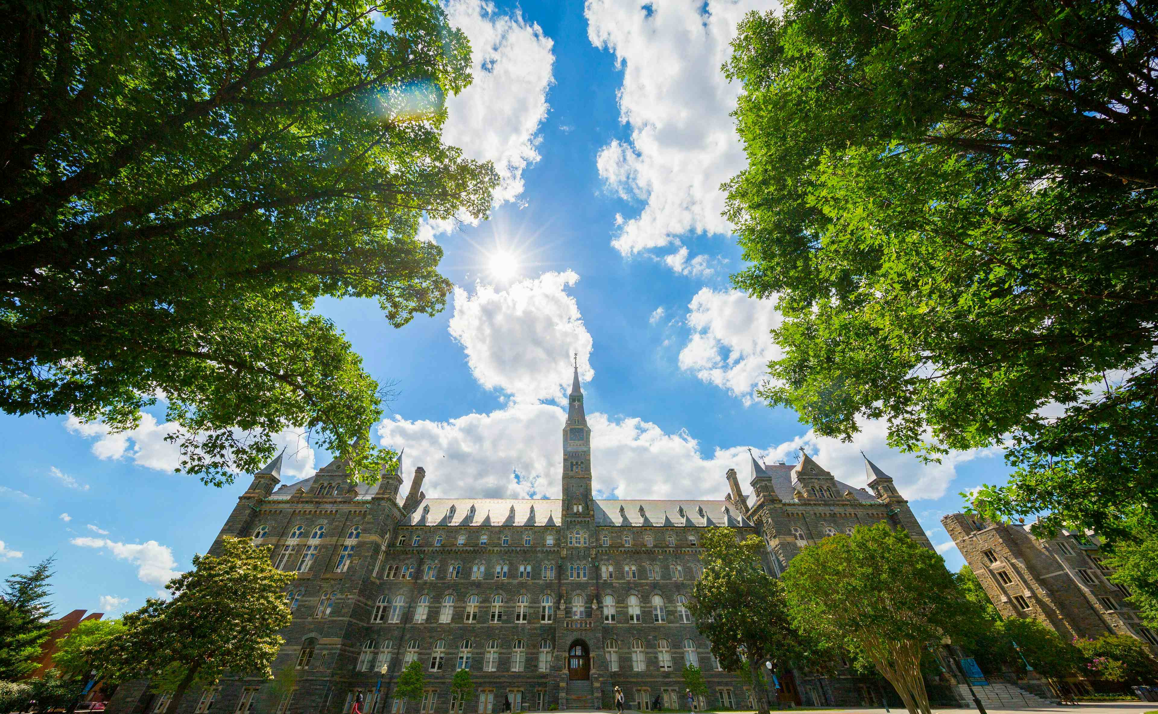 Exterior image of Healy Hall at Georgetown University