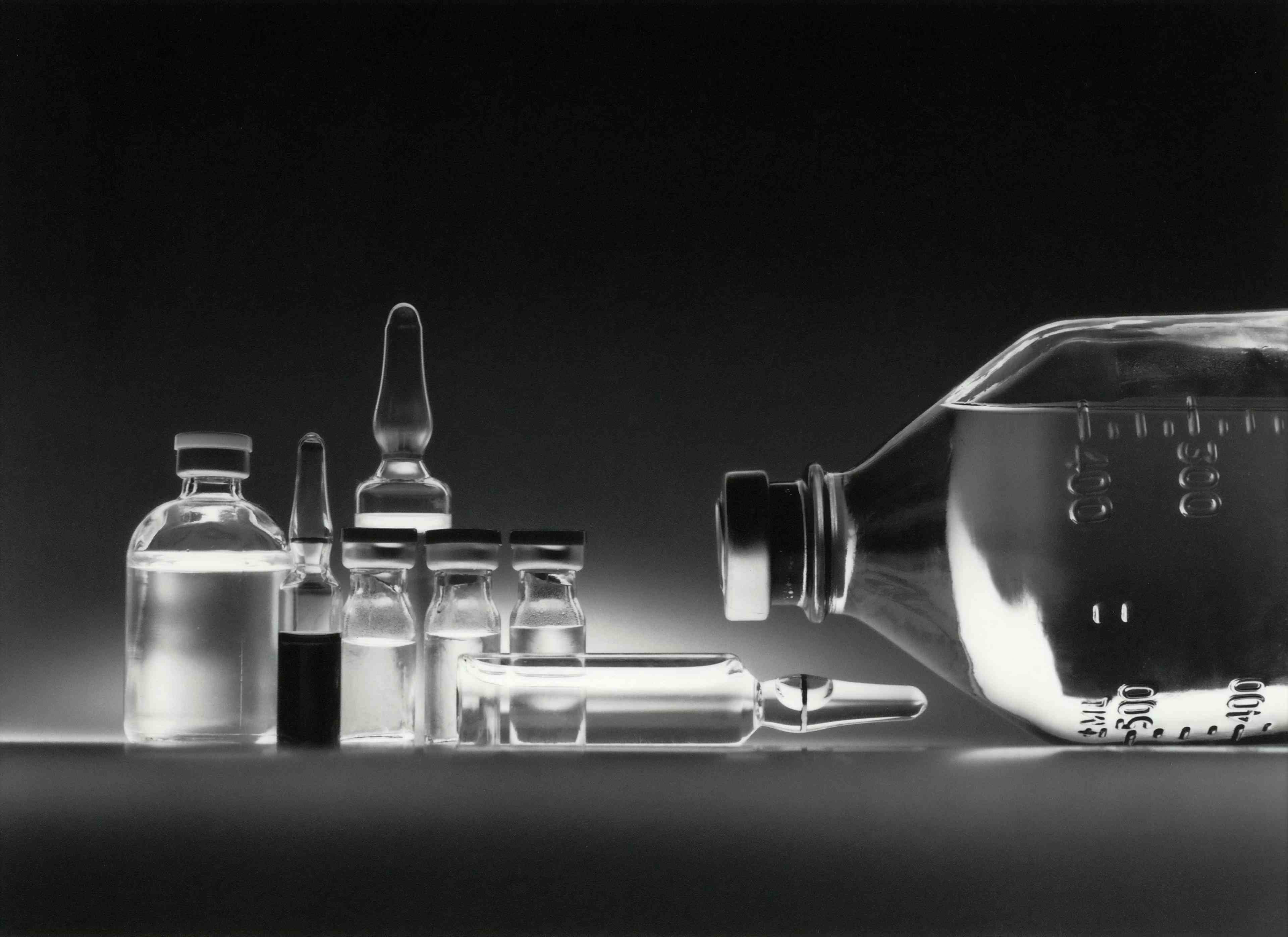 Medical glass vials and containers
